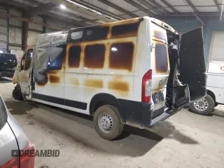 2024 Ram ProMaster Cargo Tradesman with VIN 3C6LRVDGXRE153360, listed as a Copart auction lot 87053644 with Not Provided miles and Salvage Title. Bid and sale history available at DreamBid. Image 2.