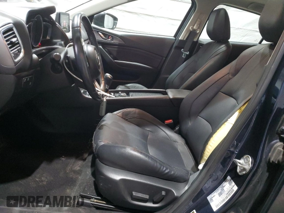 2018 Mazda 3 Grand Touring with VIN 3MZBN1W3XJM213129, listed as a Copart auction lot 50011175 with 95,518 mi miles and Salvage Title. Bid and sale history available at DreamBid. Image 7.