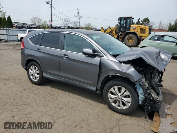 2014 Honda CR-V EX with VIN 2HKRM4H57EH659528, listed as a Copart auction lot 54573585 with 55,872 mi miles and Salvage Title. Bid and sale history available at carsss.com. Image 4.