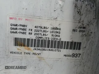 2009 Mitsubishi Lancer ES with VIN JA3AU26U19U610721, listed as a Copart auction lot 69601814 with 282,063 mi miles and Clean Title. Bid and sale history available at carsss.com. Image 13.