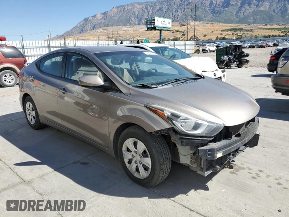 2016 Hyundai Elantra SE with VIN 5NPDH4AE1GH774024, listed as a Copart auction lot 66748634 with 126,126 mi miles and Salvage Title. Bid and sale history available at DreamBid. Image 4.