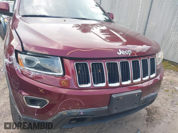 2016 Jeep Grand Cherokee Laredo with VIN 1C4RJFAG8GC318878, listed as a IAAI auction lot 42600747 with 85,882 mi miles and . Bid and sale history available at DreamBid. Image 6.