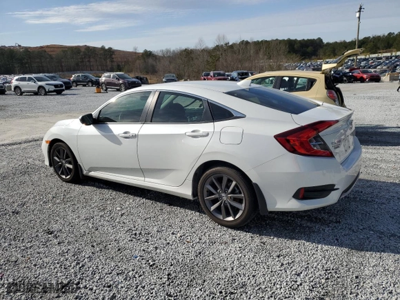 2021 Honda Civic Sedan EX-L with VIN 19XFC1F70ME005532, listed as a Copart auction lot 45128365 with 47,633 mi miles and Salvage Title. Bid and sale history available at carsss.com. Image 2.