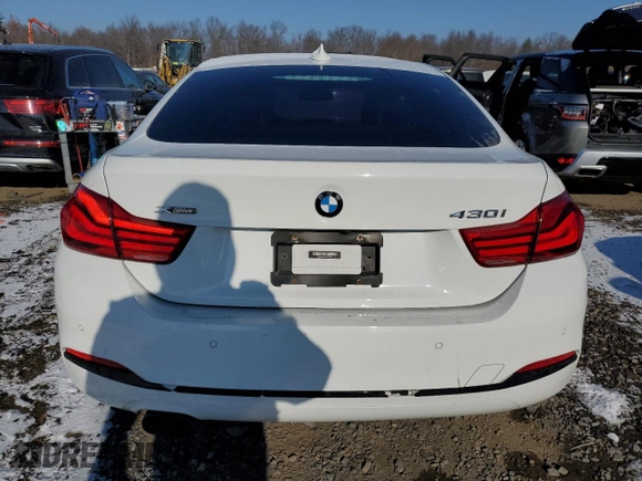 2019 BMW 4 Series 430i xDrive with VIN WBA4J3C55KBL08194, listed as a Copart auction lot 88643655 with 55,785 mi miles and Salvage title. Bid and sale history available at DreamBid. Image 6.