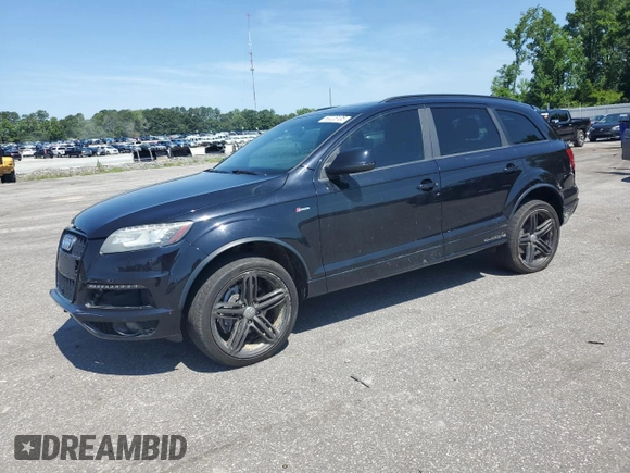 2015 Audi Q7 S line Prestige with VIN WA1DGAFE6FD021100, listed as a Copart auction lot 60228105 with 124,955 mi miles and Salvage title. Bid and sale history available at DreamBid. Image 1.