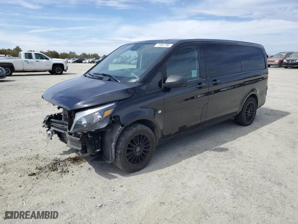 2019 Mercedes-Benz Metris Passenger Van with VIN WD4PG2EE8K3518455, listed as a Copart auction lot 71991784 with NaN miles and Salvage Title. Bid and sale history available at carsss.com. Image 1.