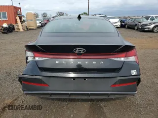 2024 Hyundai Elantra SEL with VIN KMHLM4DG0RU704524, listed as a Copart auction lot 53570285 with 14,045 mi miles and Salvage Title. Bid and sale history available at carsss.com. Image 6.