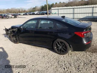 2024 Honda Civic Si with VIN 2HGFE1E50RH474577, listed as a Copart auction lot 46540795 with 9,128 mi miles and Non repairable. Bid and sale history available at DreamBid. Image 2.