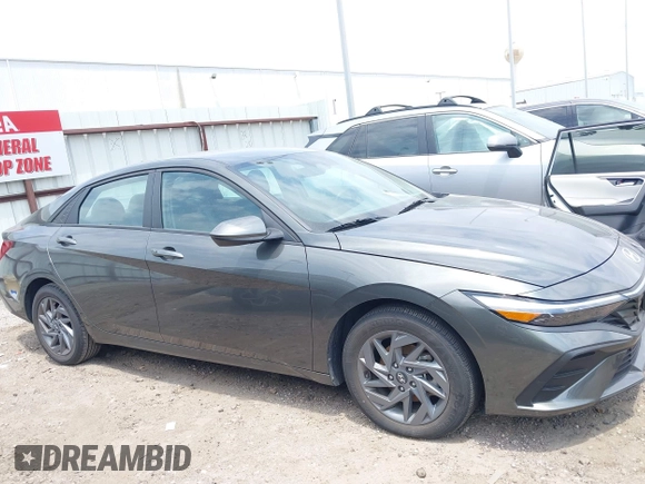2024 Hyundai Elantra SEL with VIN KMHLM4DG9RU787905, listed as a IAAI auction lot 42157913 with 23,122 mi miles. Bid and sale history available at carsss.com. Image 13.