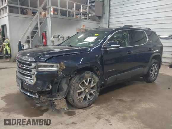 2021 GMC Acadia SLE with VIN 1GKKNRLS9MZ199809, listed as a IAAI auction lot 41972915 with 54,203 mi miles and . Bid and sale history available at DreamBid. Image 17.