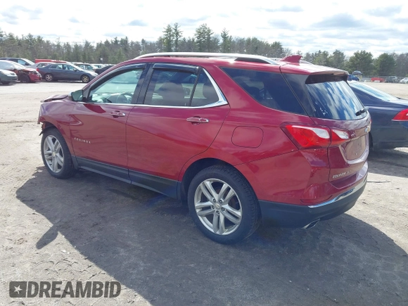 2018 Chevrolet Equinox Premier with VIN 3GNAXWEX7JS514230, listed as a IAAI auction lot 41848816 with 69,805 mi miles and . Bid and sale history available at carsss.com. Image 3.