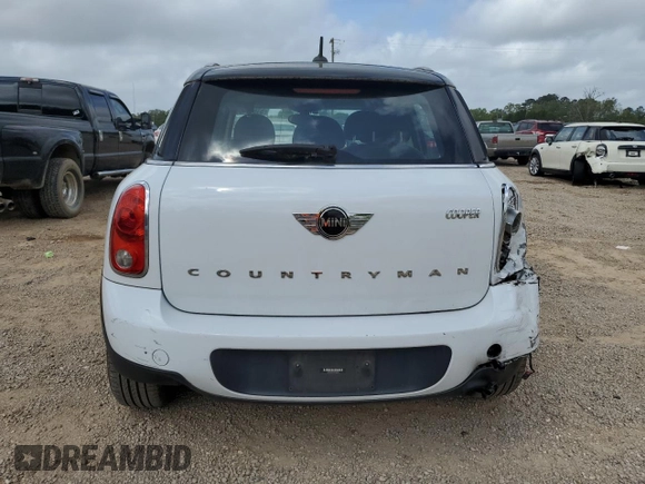2015 MINI Countryman with VIN WMWZB3C52FWM33204, listed as a Copart auction lot 51680405 with 154,839 mi miles and Salvage Title. Bid and sale history available at DreamBid. Image 6.