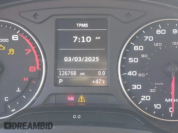 2015 Audi A3 1.8T Premium with VIN WAU6CLFF4F1108281, listed as a IAAI auction lot 41703182 with 126,768 mi miles. Bid and sale history available at carsss.com. Image 7.