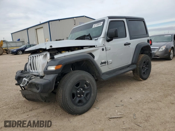 2022 Jeep Wrangler Sport with VIN 1C4HJXAG8NW181325, listed as a Copart auction lot 82700694 with 27,763 mi miles and Salvage Title. Bid and sale history available at DreamBid. Image 1.