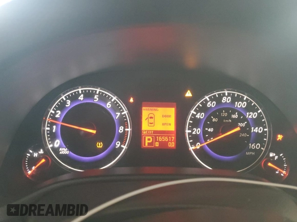 2008 Infiniti G35 with VIN JNKBV61E68M220561, listed as a Copart auction lot 86430514 with 165,617 mi miles and Clean Title. Bid and sale history available at DreamBid. Image 9.