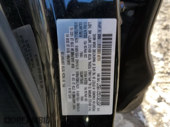 2016 Mazda CX-9 Touring with VIN JM3TCBCY0G0116527, listed as a Copart auction lot 66757032 with 78,551 mi miles. Bid and sale history available at carsss.com. Image 14.