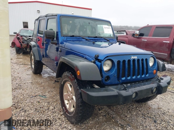 2009 Jeep Wrangler Unlimited X with VIN 1J4GA39189L787777, listed as a IAAI auction lot 41570579 with 193,163 mi miles. Bid and sale history available at carsss.com. Image 1.