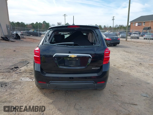 2016 Chevrolet Equinox LS with VIN 2GNALBEK7G6132134, listed as a IAAI auction lot 41719542 with 69,201 mi miles and . Bid and sale history available at carsss.com. Image 16.