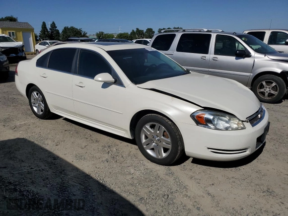 2014 Chevrolet Impala LT with VIN 2G1WB5E39E1167594, listed as a Copart auction lot 55836905 with 136,690 mi miles and Salvage Title. Bid and sale history available at DreamBid. Image 4.