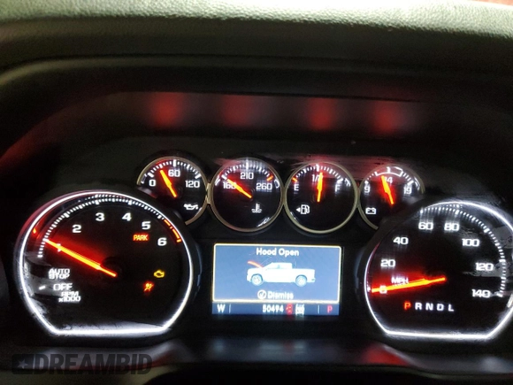 2021 Chevrolet Silverado 1500 LT with VIN 3GCUYDETXMG234359, listed as a Copart auction lot 87718045 with 50,494 mi miles and Salvage Title. Bid and sale history available at carsss.com. Image 9.