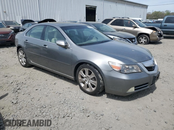 2009 Acura RL Tech Pkg with VIN JH4KB266X9C000169, listed as a Copart auction lot 54623365 with 102,035 mi miles and Salvage Title. Bid and sale history available at carsss.com. Image 4.