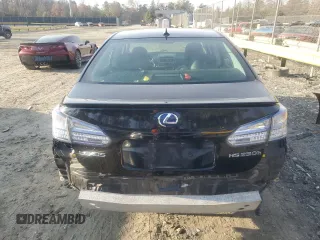 2010 Lexus HS 250h with VIN JTHBB1BAXA2021361, listed as a Copart auction lot 80203214 with 157,015 mi miles and Salvage Title. Bid and sale history available at DreamBid. Image 6.