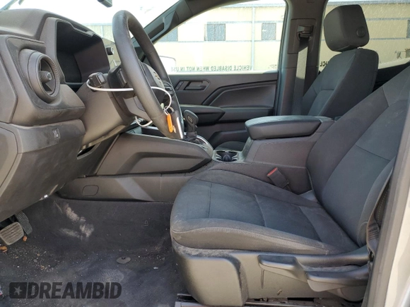 2024 Chevrolet Colorado 2WD Work Truck z VIN 1GCGSBECXR1232006, wystawiony jako Copart lot #49983325 z przebiegiem Nie podano mil oraz Szkoda całkowita • Salvage title. Historia ofert i sprzedaży dostępna na DreamBid. Obrazek 7.
