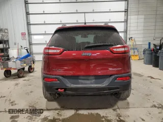 2017 Jeep Cherokee Trailhawk L Plus with VIN 1C4PJMBS5HD224239, listed as a Copart auction lot 45288285 with 106,553 mi miles and Salvage Title. Bid and sale history available at carsss.com. Image 6.