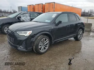 2024 Audi Q3 S line Premium Plus with VIN WA1EECF32R1199256, listed as a Copart auction lot 47084705 with 2,359 mi miles and Salvage title. Bid and sale history available at DreamBid. Image 1.