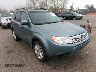 2013 Subaru Forester X Premium with VIN JF2SHADC1DH420063, listed as a IAAI auction lot 41965220 with 153,419 mi miles and . Bid and sale history available at DreamBid. Image 1.