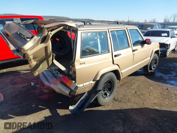 1999 Jeep Cherokee Sport with VIN 1J4FT68S7XL589206, listed as a IAAI auction lot 41411949 with 143,158 mi miles and . Bid and sale history available at DreamBid. Image 4.