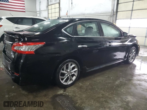 2015 Nissan Sentra SV with VIN 3N1AB7AP4FY285628, listed as a Copart auction lot 44755005 with 102,073 mi miles and Salvage Title. Bid and sale history available at carsss.com. Image 3.