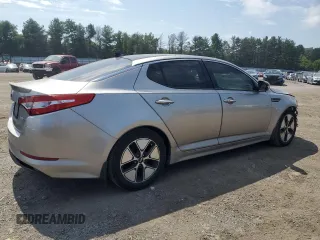 2013 Kia Optima Hybrid LX with VIN KNAGM4AD2D5057303, listed as a Copart auction lot 65428374 with 168,513 mi miles and Salvage Title. Bid and sale history available at carsss.com. Image 3.