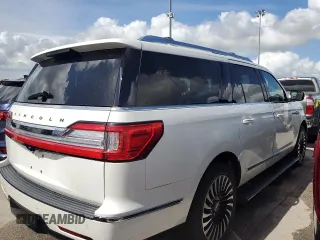 2020 Lincoln Navigator Black Label z VIN 5LMJJ3TT4LEL21595, wystawiony jako Copart lot #73951494 z przebiegiem Nie podano mil oraz Szkoda całkowita • Salvage title. Historia ofert i sprzedaży dostępna na DreamBid. Obrazek 3.