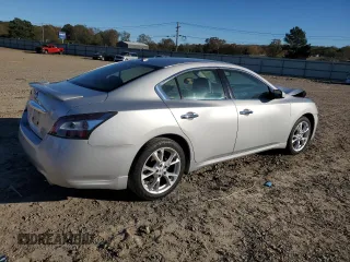 2012 Nissan Maxima S with VIN 1N4AA5AP6CC857068, listed as a Copart auction lot 81541754 with 65,229 mi miles and Salvage title. Bid and sale history available at DreamBid. Image 3.