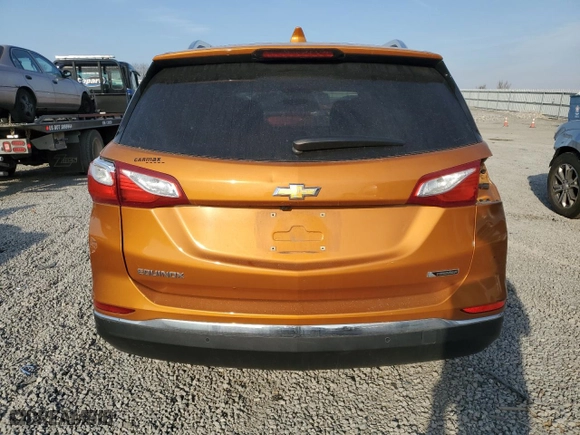 2018 Chevrolet Equinox Premier with VIN 2GNAXMEV1J6114231, listed as a Copart auction lot 48821445 with 137,799 mi miles and Salvage Title. Bid and sale history available at carsss.com. Image 6.