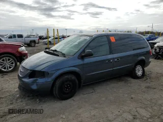 2002 Chrysler Town & Country LX with VIN 2C4GP44302R603545, listed as a Copart auction lot 49573145 with 198,798 mi miles and Salvage Title. Bid and sale history available at carsss.com. Image 1.