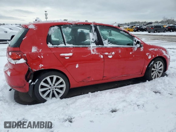 2013 Volkswagen Golf TDI with VIN WVWDM7AJ3DW089104, listed as a Copart auction lot 44526985 with 73,570 mi miles and Salvage title. Bid and sale history available at DreamBid. Image 3.