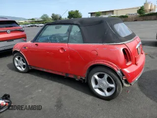 2008 MINI Convertible with VIN WMWRF33558TG18147, listed as a Copart auction lot 53547385 with 131,458 mi miles and Salvage Title. Bid and sale history available at DreamBid. Image 2.