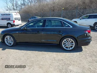 2023 Audi A4 S line Premium Plus with VIN WAUEAAF49PA001586, listed as a IAAI auction lot 41772434 with 30,388 mi miles and . Bid and sale history available at DreamBid. Image 15.