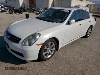 2006 Infiniti G35 with VIN JNKCV51E16M519791, listed as a Copart auction lot 69168654 with 141,437 mi miles and Salvage Title. Bid and sale history available at DreamBid. Image 1.