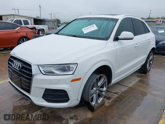 2016 Audi Q3 Premium Plus with VIN WA1EFCFS7GR007879, listed as a IAAI auction lot 41861100 with 99,338 mi miles and . Bid and sale history available at DreamBid. Image 18.