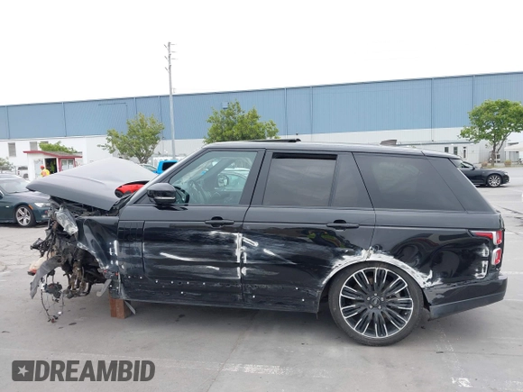 2021 Land Rover Range Rover Westminster with VIN SALGS2RU4MA441990, listed as a IAAI auction lot 42158783 with 47,771 mi miles and . Bid and sale history available at DreamBid. Image 14.