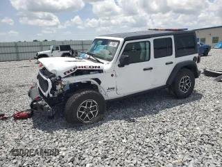 2024 Jeep Wrangler Rubicon z VIN 1C4PJXFG9RW336006, wystawiony jako Copart lot #60237785 z przebiegiem 24 571 mil mil oraz Czysty tytuł • Clean title. Historia ofert i sprzedaży dostępna na DreamBid. Obrazek 1.
