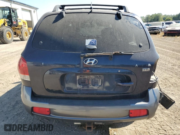 2005 Hyundai Santa Fe GLS with VIN KM8SC13E35U993857, listed as a Copart auction lot 70689634 with 179,947 mi miles and Clean Title. Bid and sale history available at carsss.com. Image 6.