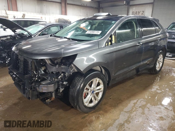 2015 Ford Edge SEL with VIN 2FMTK4J97FBB14785, listed as a Copart auction lot 51090775 with 161,710 mi miles and Salvage Title. Bid and sale history available at carsss.com. Image 1.