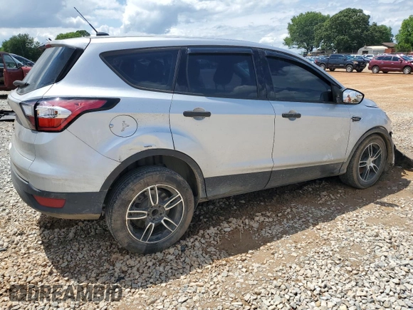2018 Ford Escape S with VIN 1FMCU0F78JUB79464, listed as a Copart auction lot 58812925 with 104,642 mi miles and Salvage title. Bid and sale history available at DreamBid. Image 3.