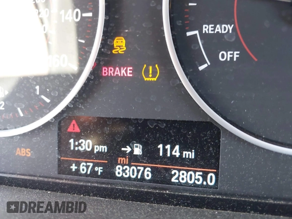 2014 BMW 2 Series M235i with VIN WBA1J7C51EVX33702, listed as a IAAI auction lot 41713337 with 83,076 mi miles. Bid and sale history available at carsss.com. Image 16.