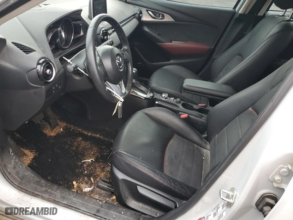 2016 Mazda CX-3 Grand Touring with VIN JM1DKBD71G0109267, listed as a Copart auction lot 49161615 with 38,178 mi miles and Salvage Title. Bid and sale history available at carsss.com. Image 7.