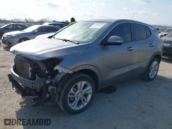2023 Buick Encore GX Preferred z VIN KL4MMCSL5PB154372, wystawiony jako IAAI lot #42039929 z przebiegiem 38 473 mil mil oraz . Historia ofert i sprzedaży dostępna na DreamBid. Obrazek 2.